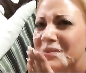 The Big Bang Theory's Kaley Cuoco sucks cock and gets facialized