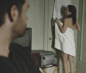 Nude scenes starring Eliza Dushku and Casey LaBow fooling around in Banshee S4E6